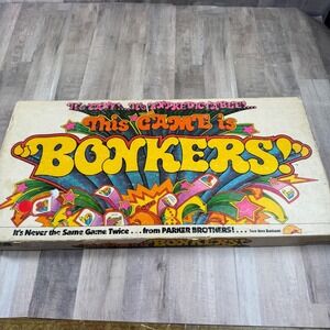 VINTAGE This Game is Bonkers  Parker Brothers 1978 Classic Board Game READ